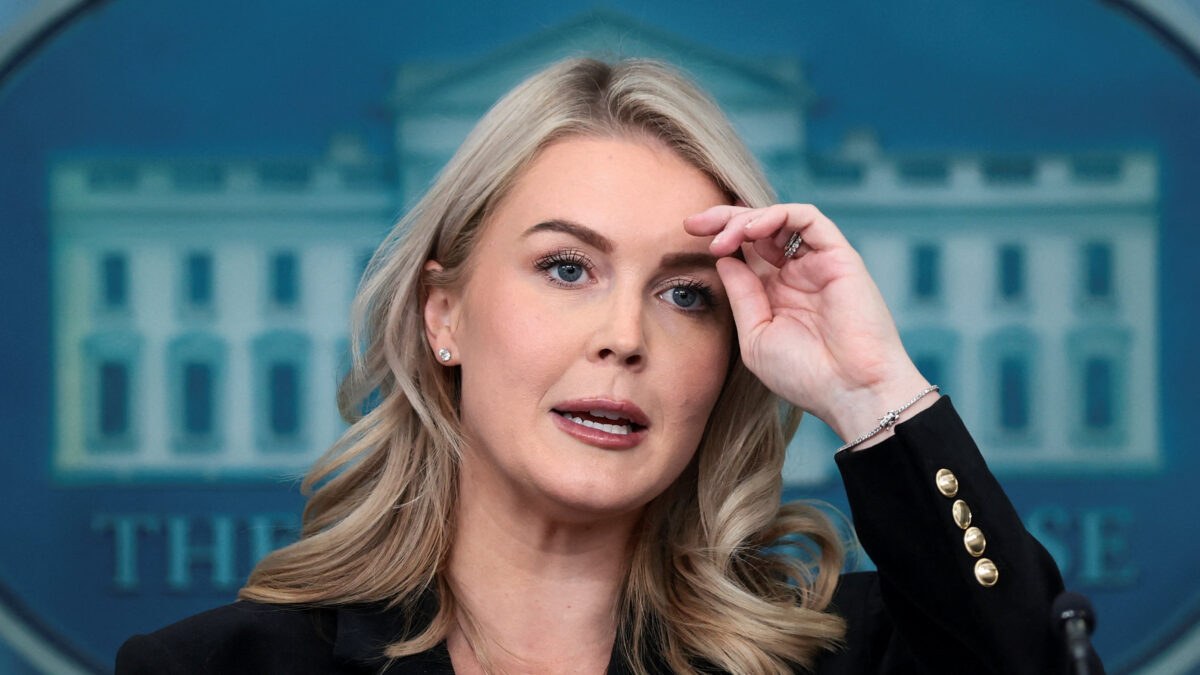 Η εκπρόσωπος του Λευκού Οίκου, Καρολάιν Λίβιτ