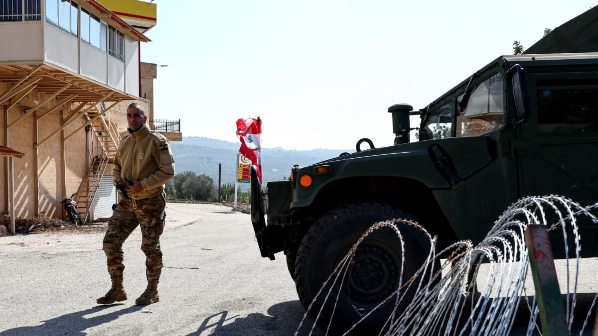 Ένας Λιβανέζος στρατιώτης