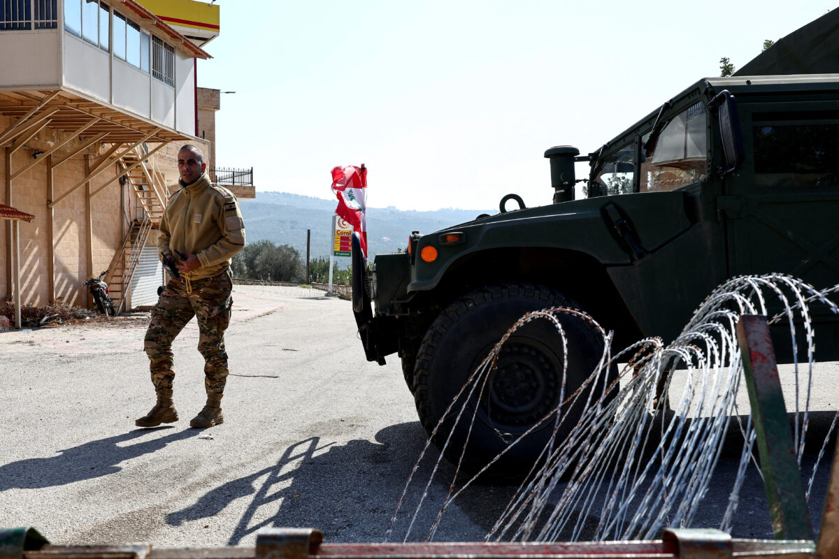 Ένας Λιβανέζος στρατιώτης