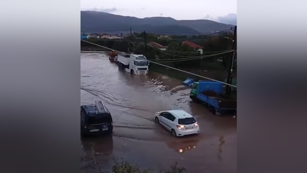 Πλημμύρες στη Λέσβο