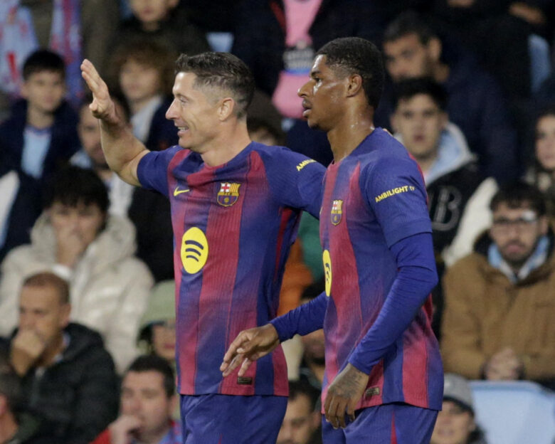 Θέλτα – Μπαρτσελόνα 2-4: Με χατ τρικ του Λεβαντόφσκι έφυγαν με τη νίκη από το Βίγκο οι Καταλανοί