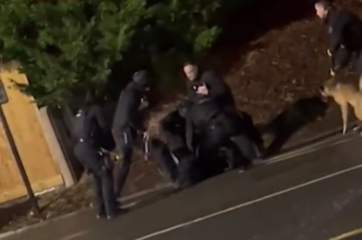 Βρετανία: Αστυνομικοί χτυπούν με teaser έναν από τους συλληφθέντες για την επίθεση με μαχαίρι σε τρένο