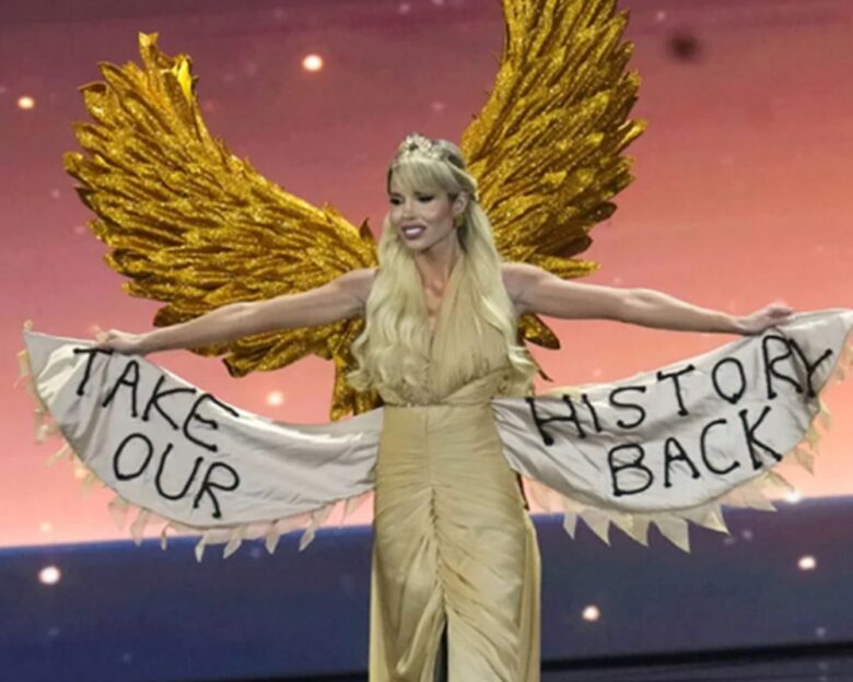 Miss Universe 2025: Η Μαίρη Χατζηπαύλου ντυμένη ως «Νίκη της Σαμοθράκης» στον διαγωνισμό – Με χρυσά φτερά και το μήνυμα «take our history back»