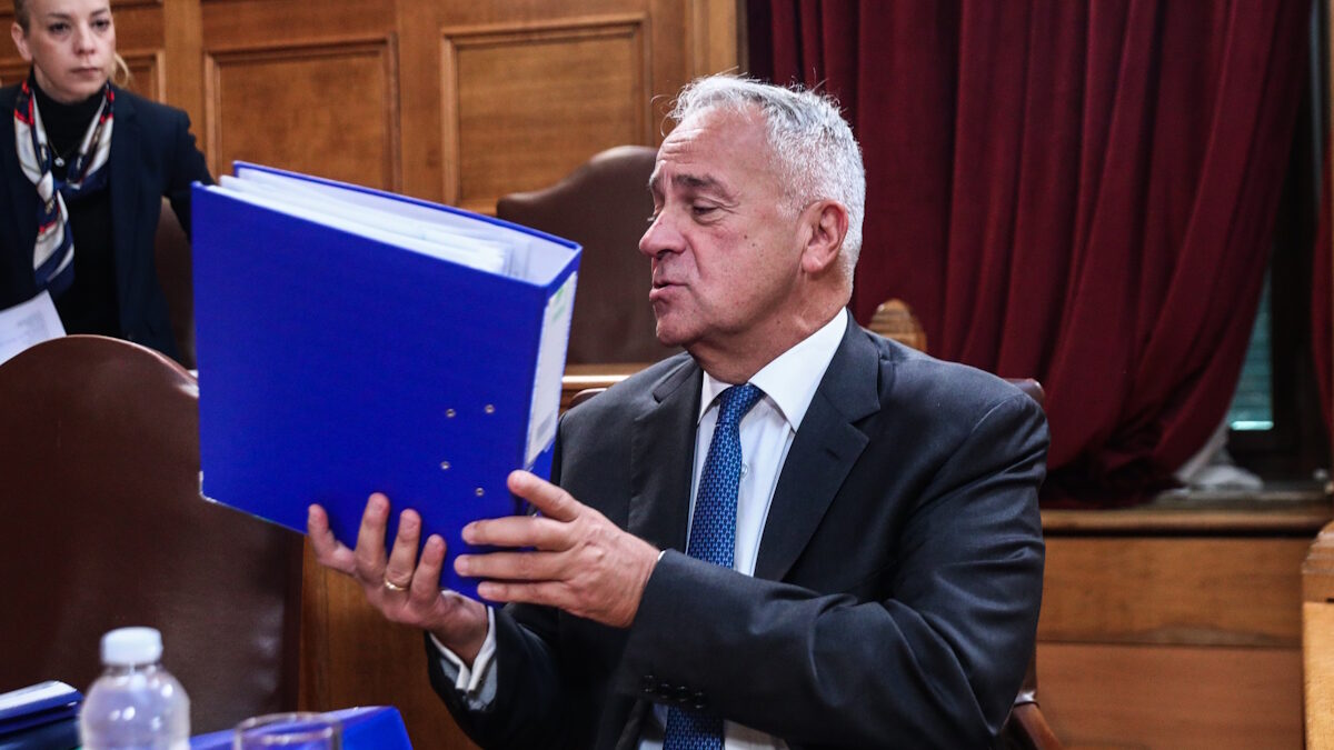 Ο πρώην υπουργός, Μάκης Βορίδης στην Εξεταστική Επιτροπή της Βουλής για την υπόθεση του ΟΠΕΚΕΠΕ