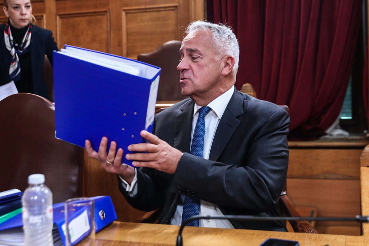 Ο πρώην υπουργός, Μάκης Βορίδης στην Εξεταστική Επιτροπή της Βουλής για την υπόθεση του ΟΠΕΚΕΠΕ