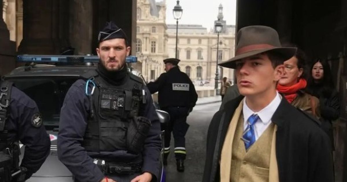 Louvre robbery: ‘Mystery man’ who went viral revealed – He’s 15 and dresses like this to school