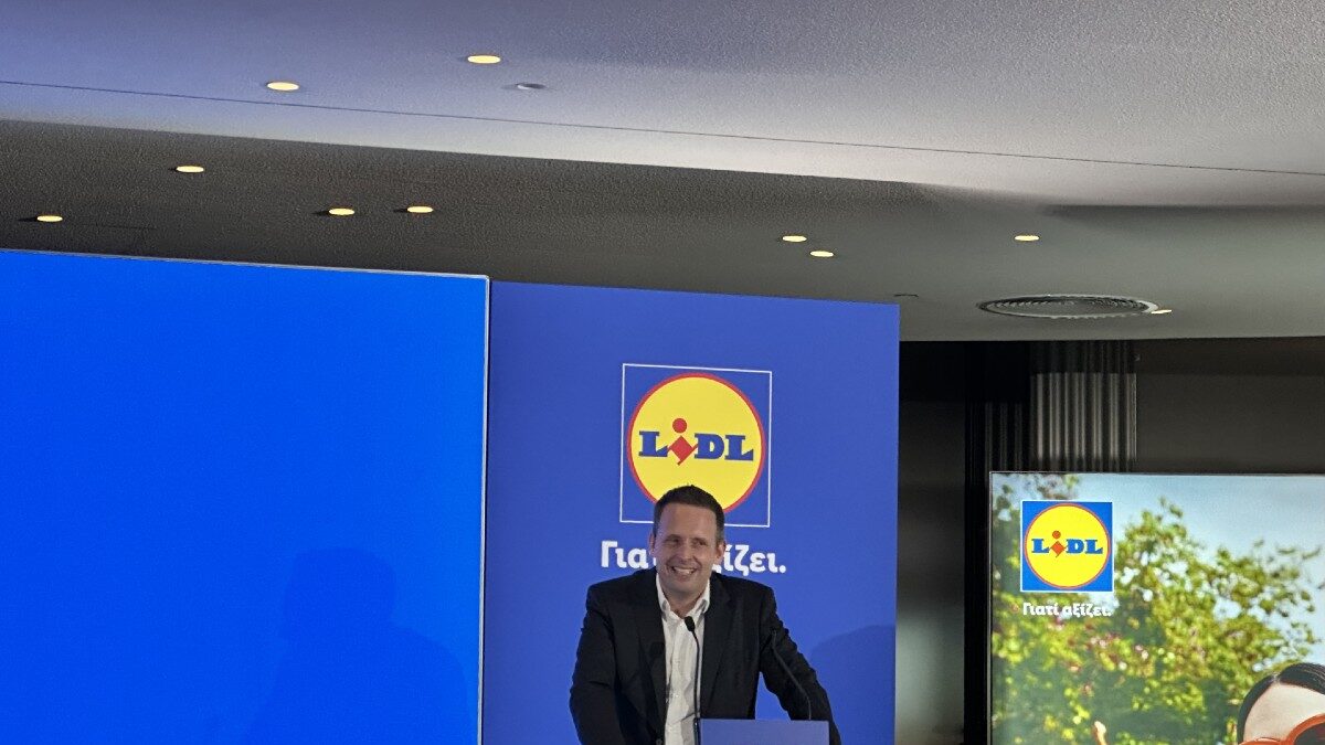 Ο CEO και Πρόεδρος του Διοικητικού Συμβουλίου της Lidl Ελλάς, Martin Brandenburger