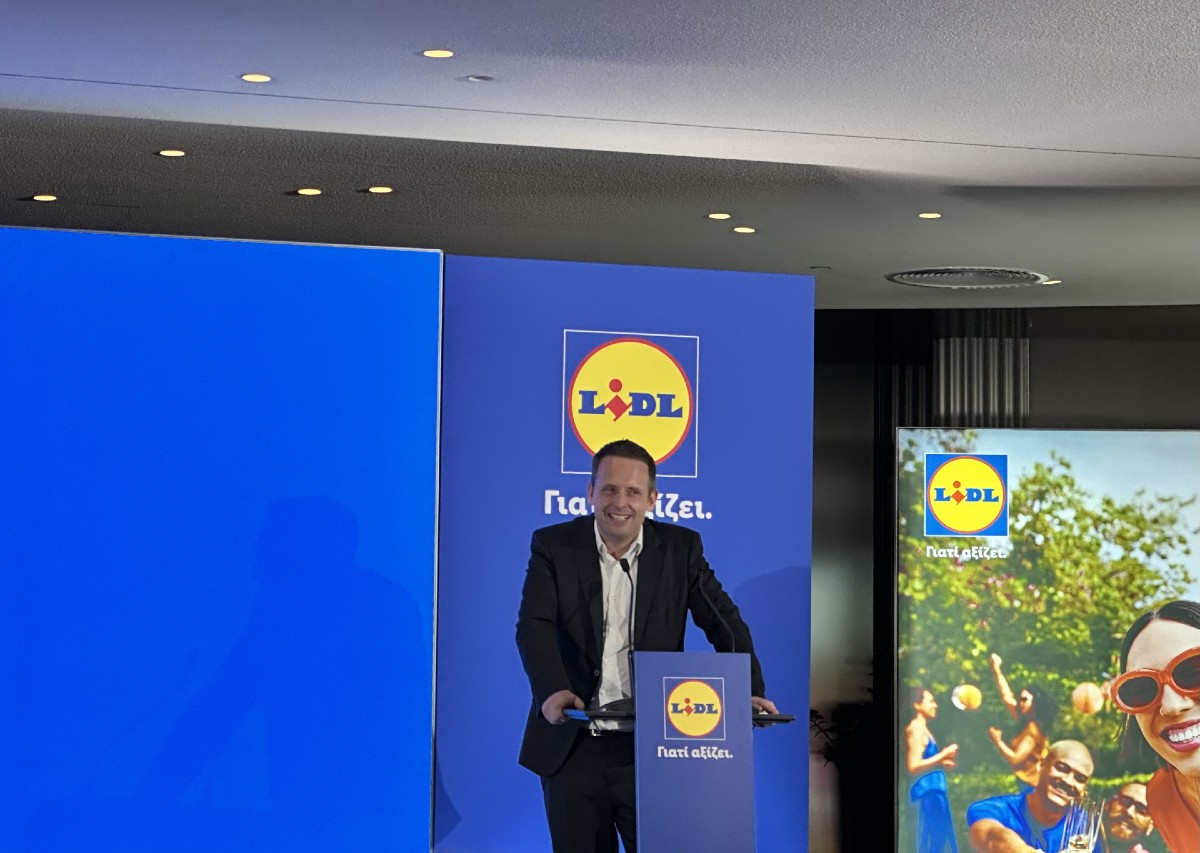 Ο CEO και Πρόεδρος του Διοικητικού Συμβουλίου της Lidl Ελλάς, Martin Brandenburger