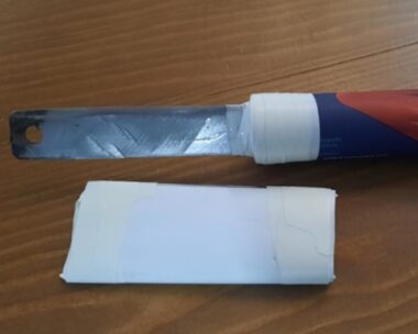 Το μαχαίρι που βρέθηκε από την έφοδο