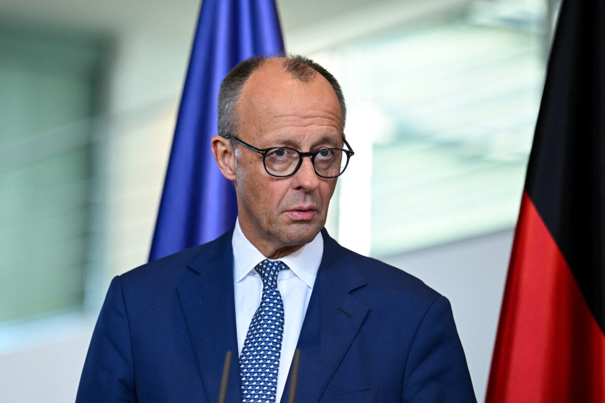 Ο Γερμανός καγκελάριος Φρίντριχ Μερτς