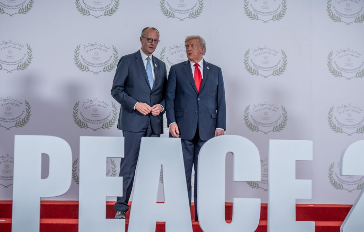 Φρίντριχ Μερτς και Ντόναλντ Τραμπ