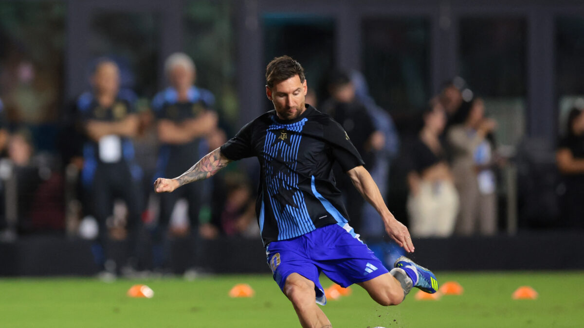 Ο Λιονέλ Μέσι σε προπόνηση της εθνικής Αργεντινής