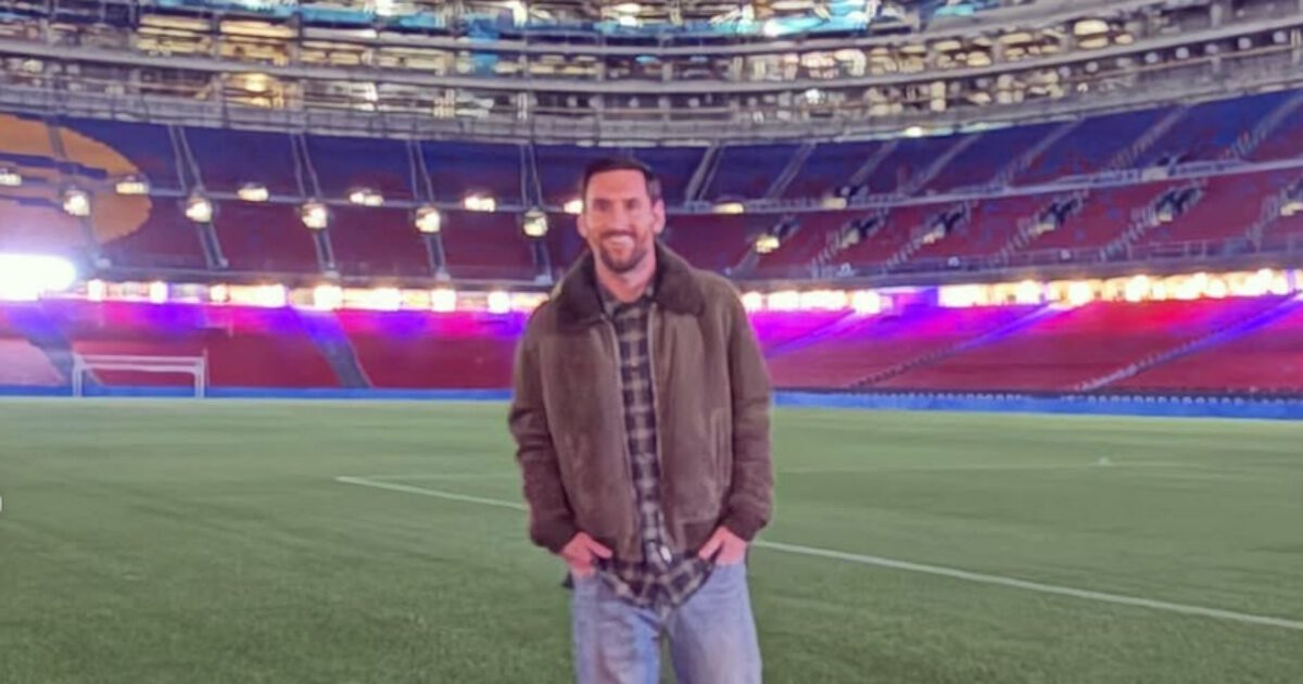 Viral because of Lionel Messi – He was giving flowers to his girlfriend and they “froze” because the Argentinian walked past them