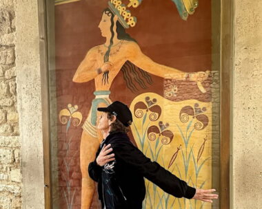 Ο Μικ Τζάγκερ στην Κνωσό