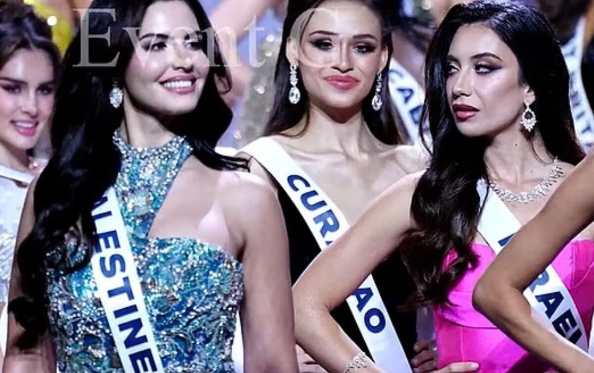 Σκέτη μαχαιρία το βλέμμα της Μις Ισραήλ στη Μις Παλαιστίνη