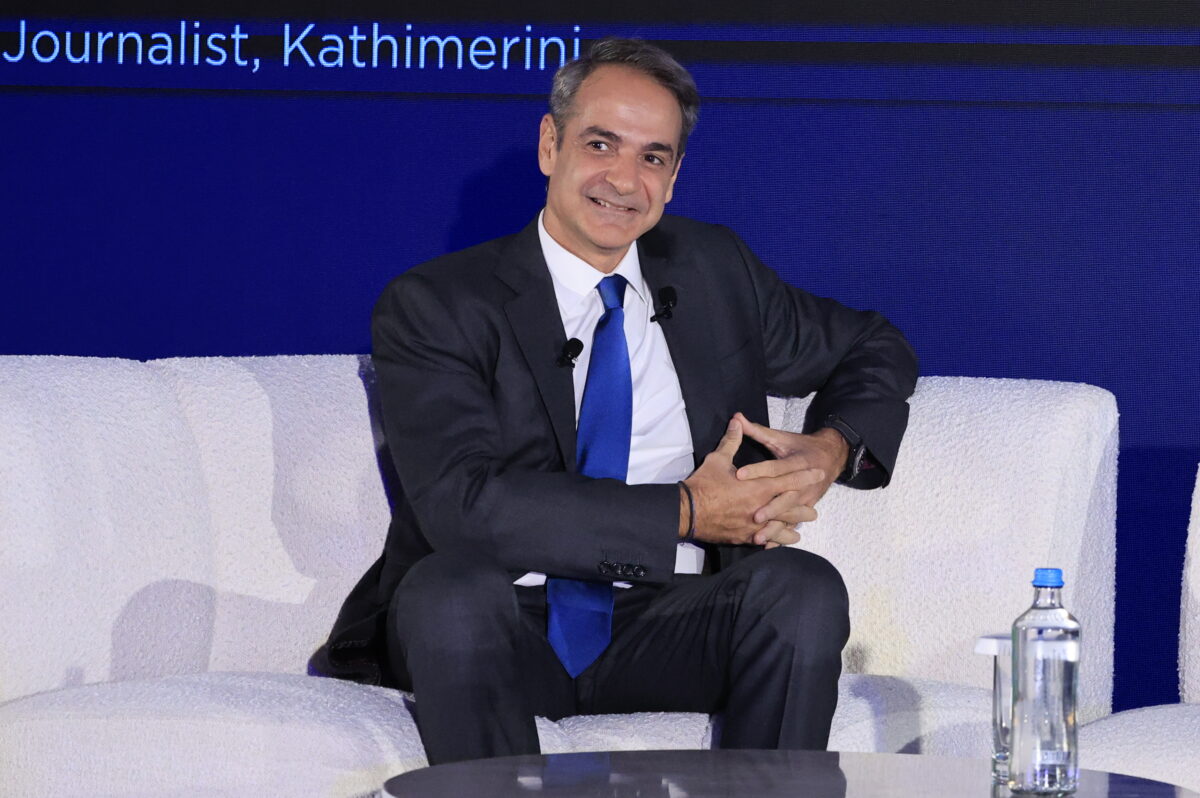 O Κυριάκος Μητσοτάκης