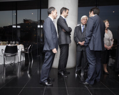 Αλέξης Τσίπρας Κυριάκος Μητσοτάκης Προκόπης Παυλόπουλος