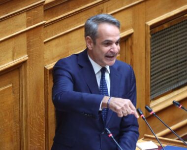 Ο Κυριάκος Μητσοτάκης στη Βουλή