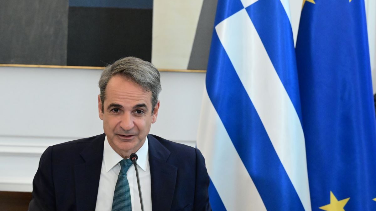 Ο Κυριάκος Μητσοτάκης στο υπουργικό συμβούλιο