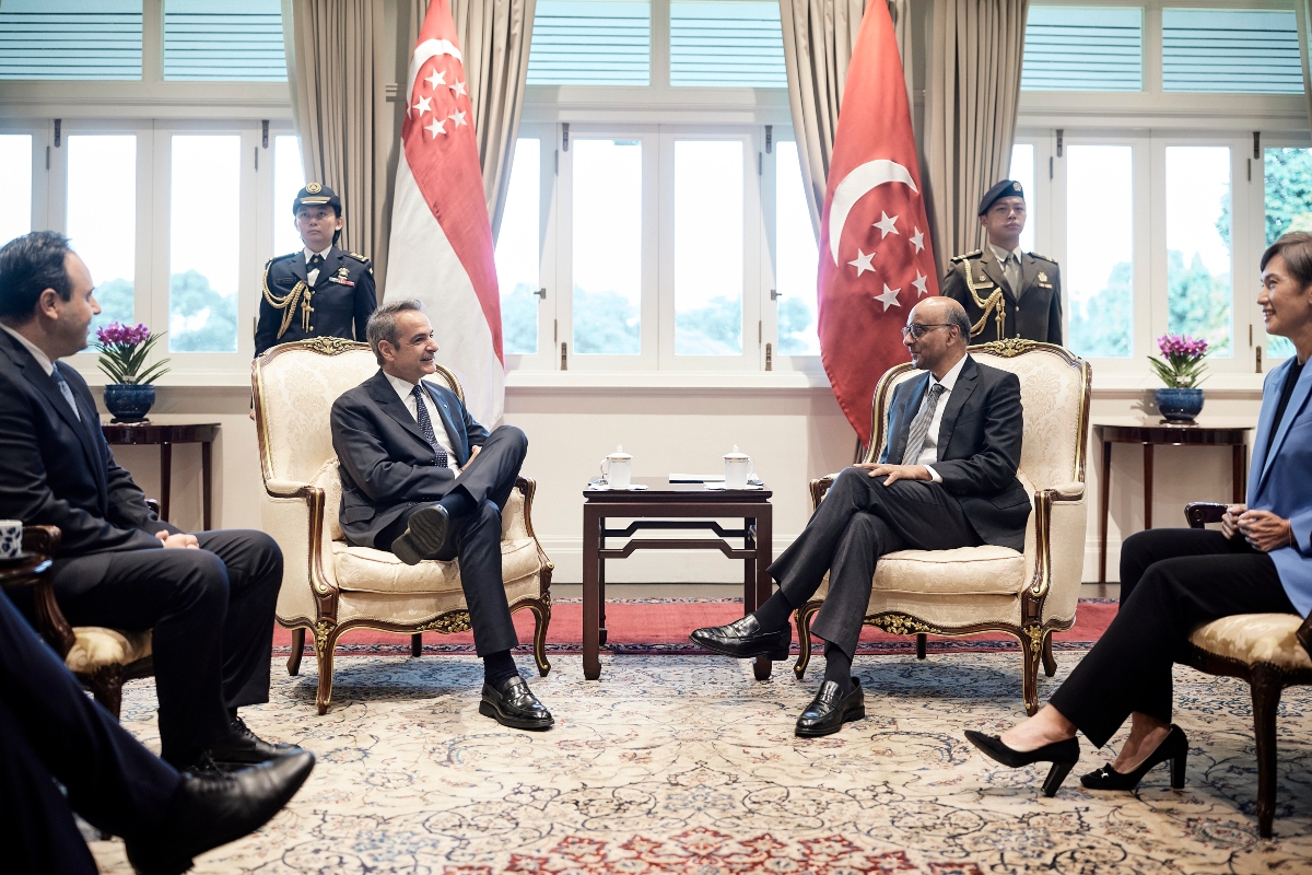 Κυριάκος Μητσοτάκης στη Σιγκαπούρη