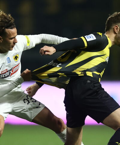 Μορόν εναντίον Λιούμπισιτς σε Άρης - ΑΕΚ (ΡΑΦΑΗΛ ΓΕΩΡΓΙΑΔΗΣ