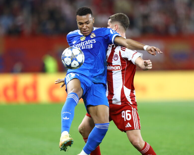 Ολυμπιακός – Ρεάλ Μαδρίτης 3-4: Κοίταξε στα μάτια την πανίσχυρη «Βασίλισσα» του τρομερού Εμπαπέ αλλά γνώρισε την τρίτη ήττα του