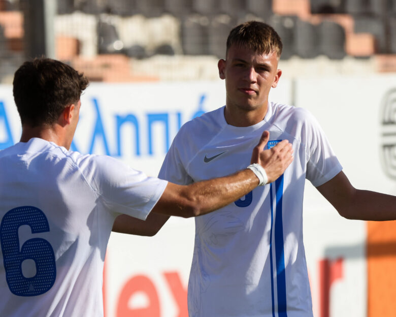 Η Εθνική Νέων κέρδισε 2-0 τη Λευκορωσία στην πρεμιέρα των προκριματικών του Euro 2026