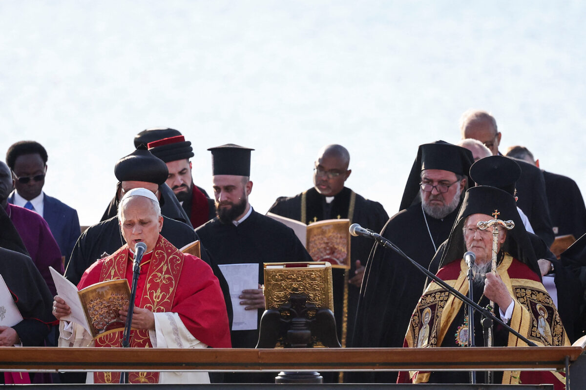 Ο Πάπας Λέων και ο Πατριάρχης Βαρθολομαίος