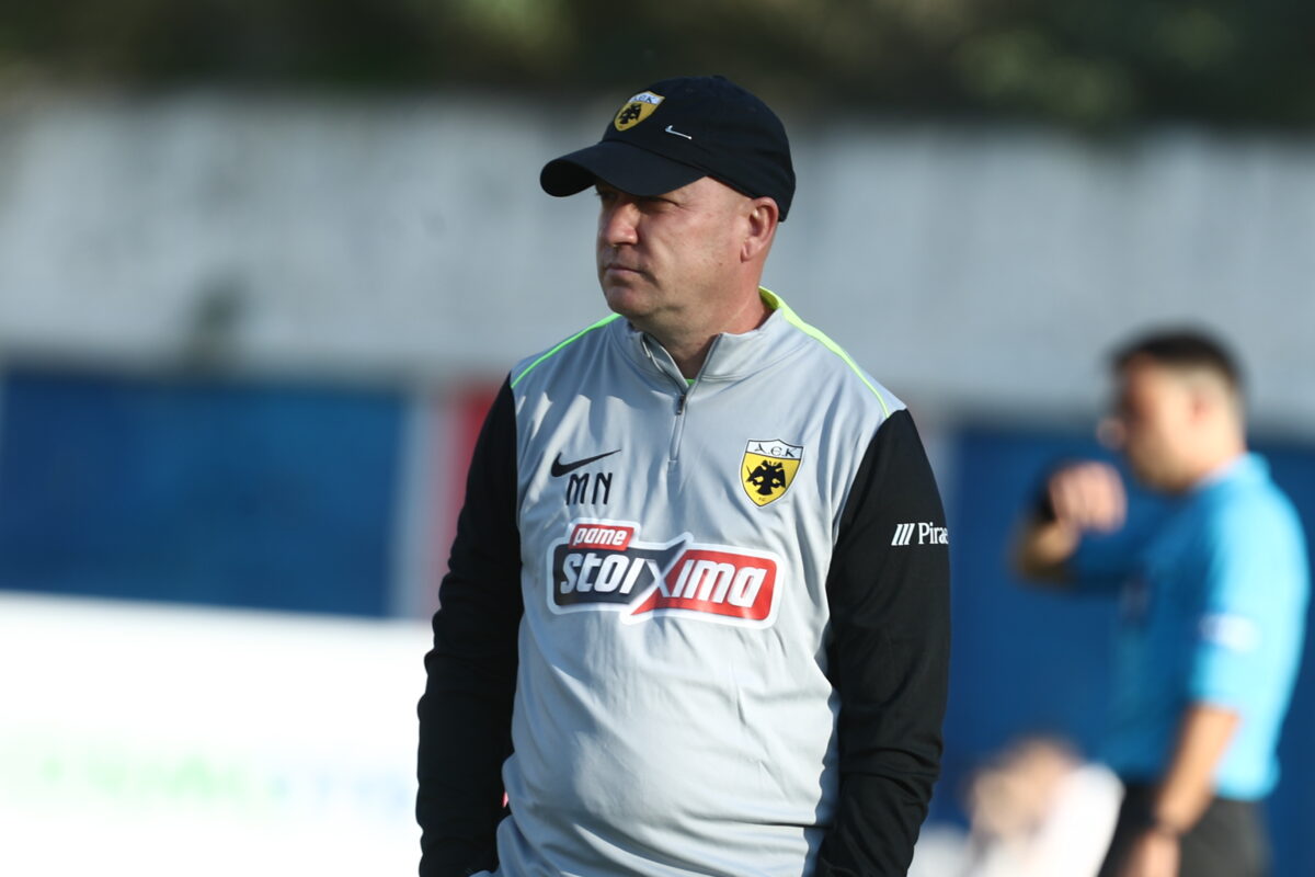 Ο Μάρκο Νίκολιτς σε αγώνα της ΑΕΚ (ΣΩΤΗΡΗΣ ΔΗΜΗΤΡΟΠΟΥΛΟΣ