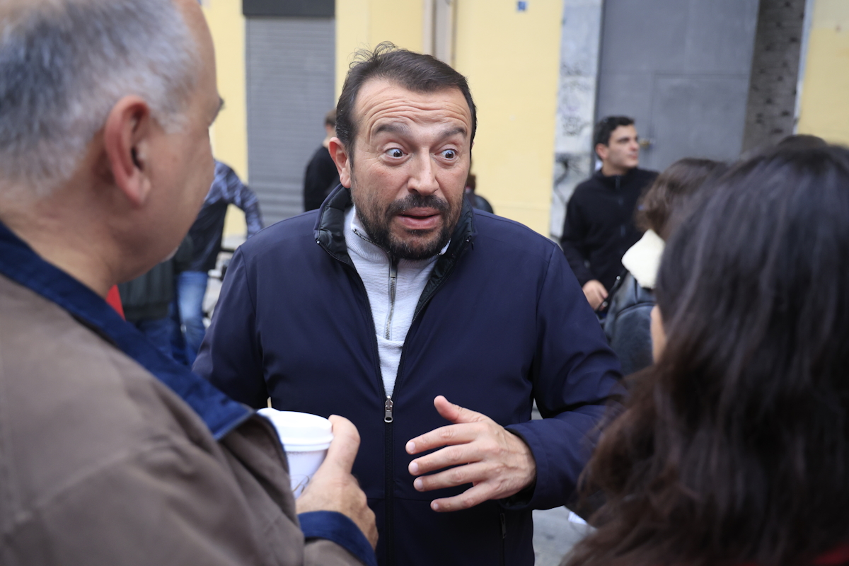 Πολιτικά κόμματα και πολιτικοί στην πορεία για την 52η επέτειο από την εξέγερση του Πολυτεχνείου, Δευτέρα 17 Νοεμβρίου 2025. (ΓΙΩΡΓΟΣ ΚΟΝΤΑΡΙΝΗΣ/EUROKINISSI)