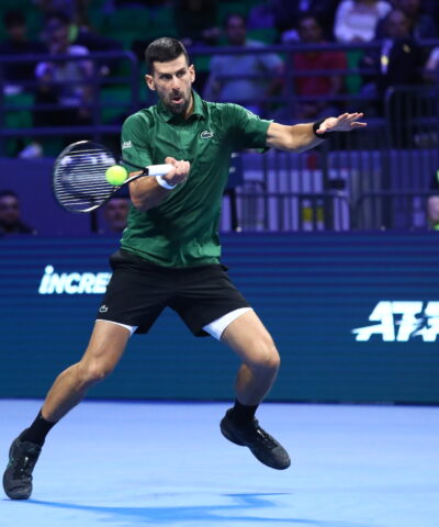 Ο Νόβακ Τζόκοβιτς σε αγώνα του Hellenic Championship (ΜΑΡΚΟΣ ΧΟΥΖΟΥΡΗΣ