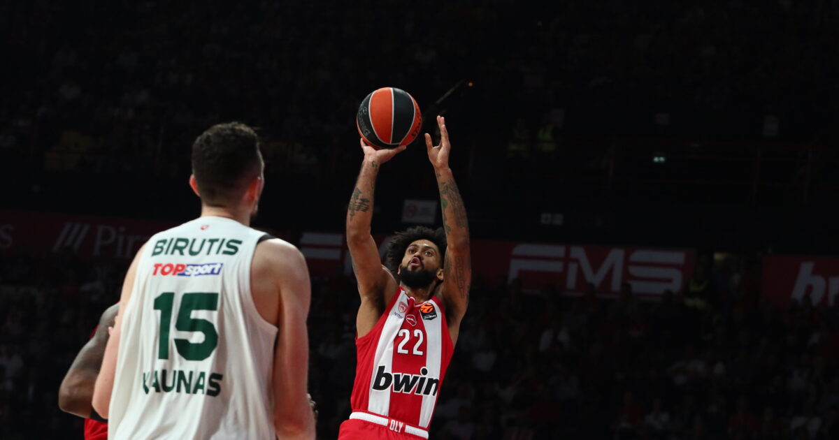 Olympiacos – Zalgiris Kaunas 95-78: Pyrreos victory for the red and whites in the SEF for the Euroleague