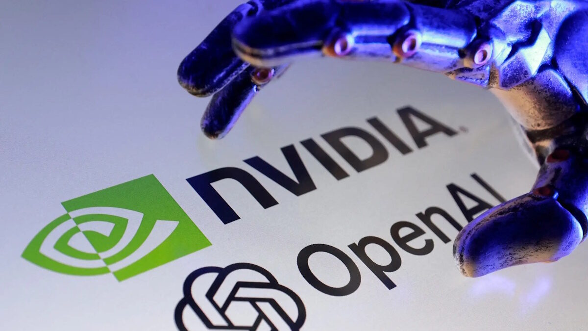 Nvidia and OpenAI logos