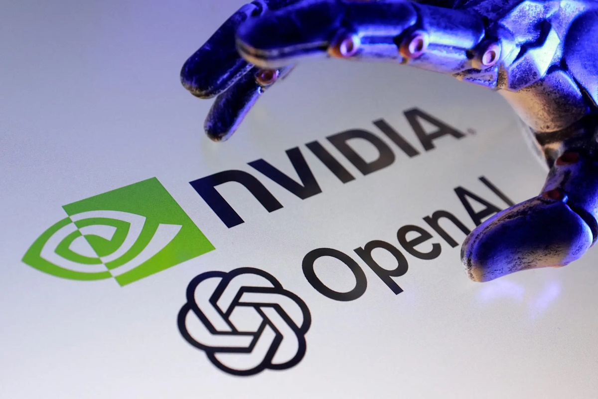 Nvidia and OpenAI logos