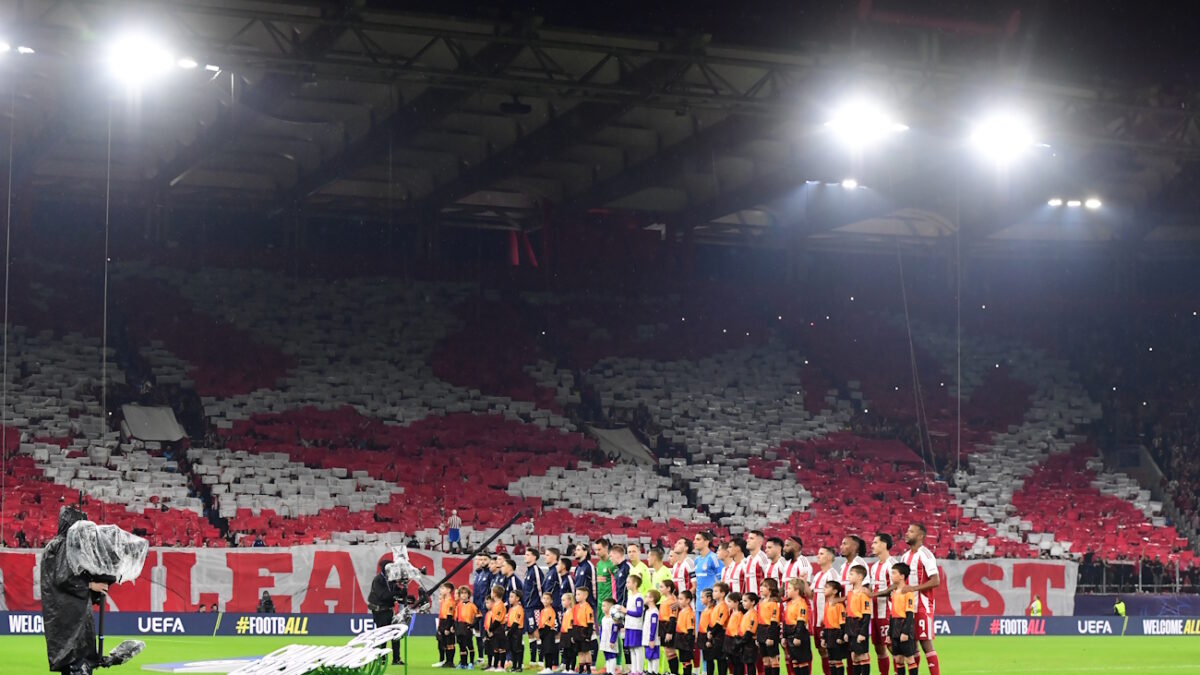 Το κορέο από τους γηπεδούχους