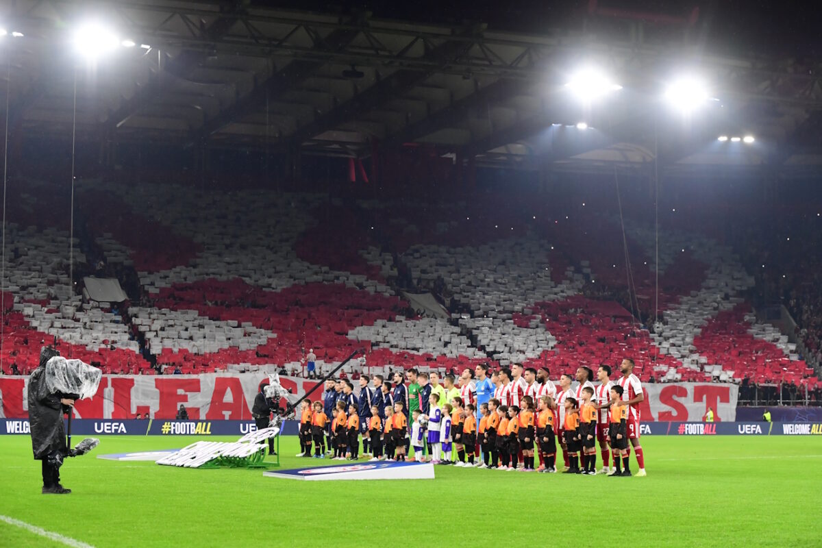 Το κορέο από τους γηπεδούχους