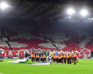 Το κορέο από τους γηπεδούχους