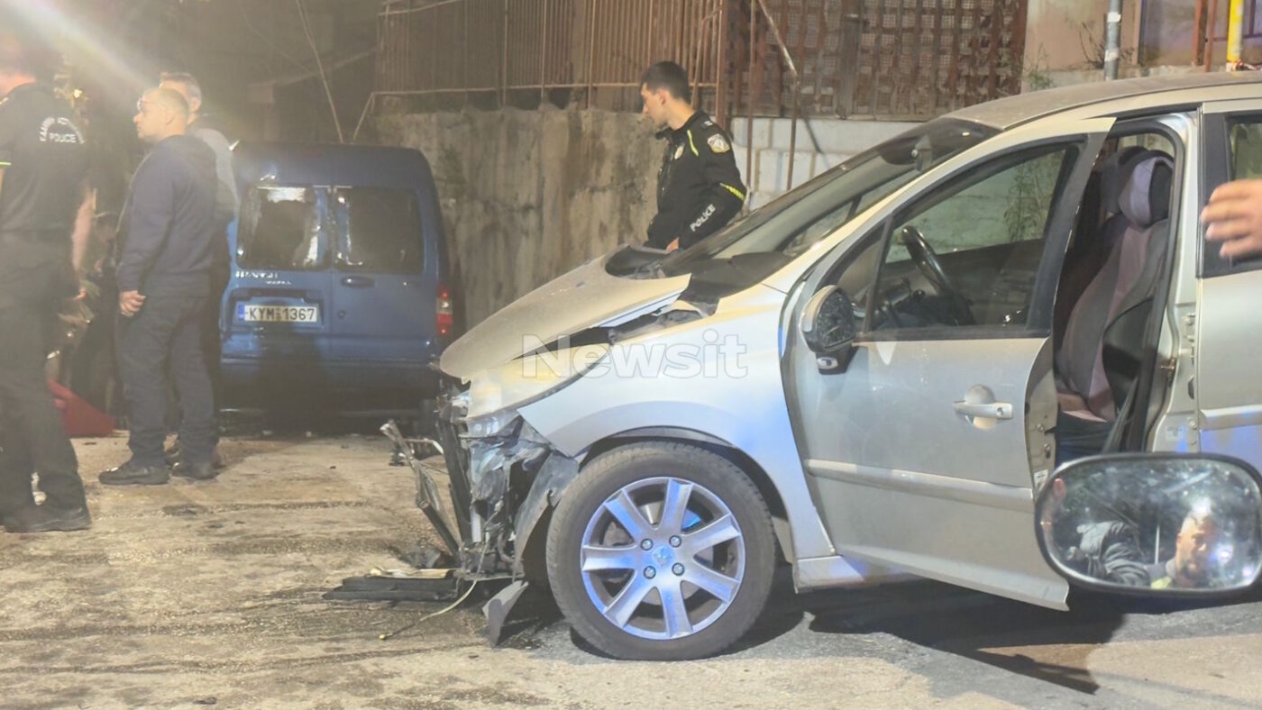 Το σημείο του τροχαίου στο Παγκράτι