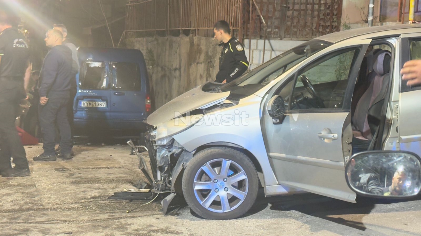 Το σημείο του τροχαίου στο Παγκράτι