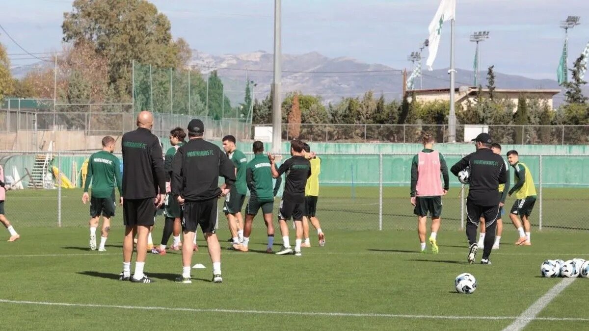 Προπόνηση του Παναθηναϊκού