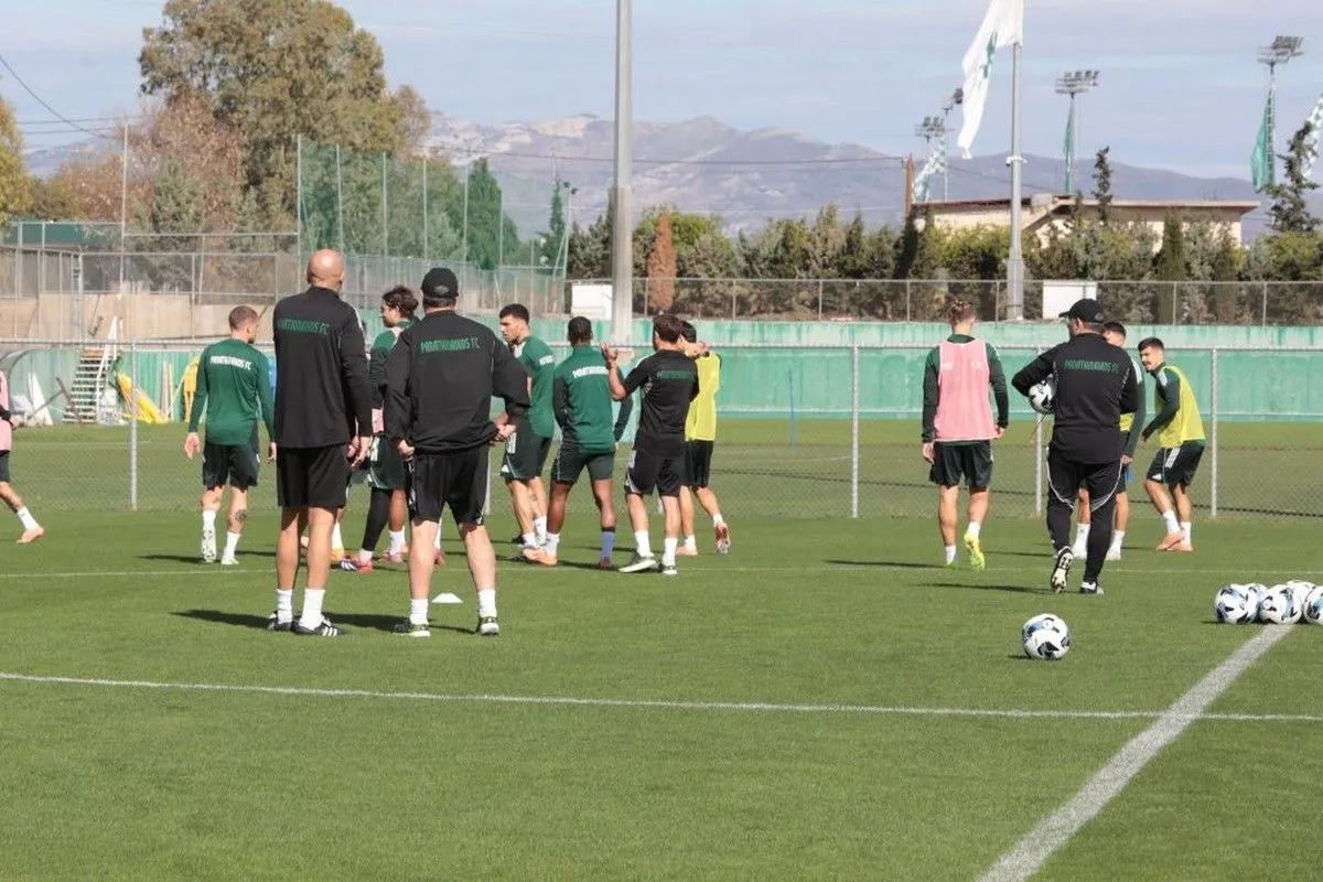 Προπόνηση του Παναθηναϊκού