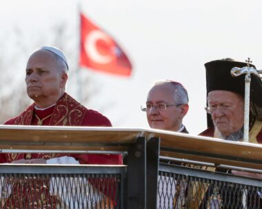 Ο Πάπας Λέων και ο Πατριάρχης Βαρθολομαίος στη Νίκαια της Βιθυνίας