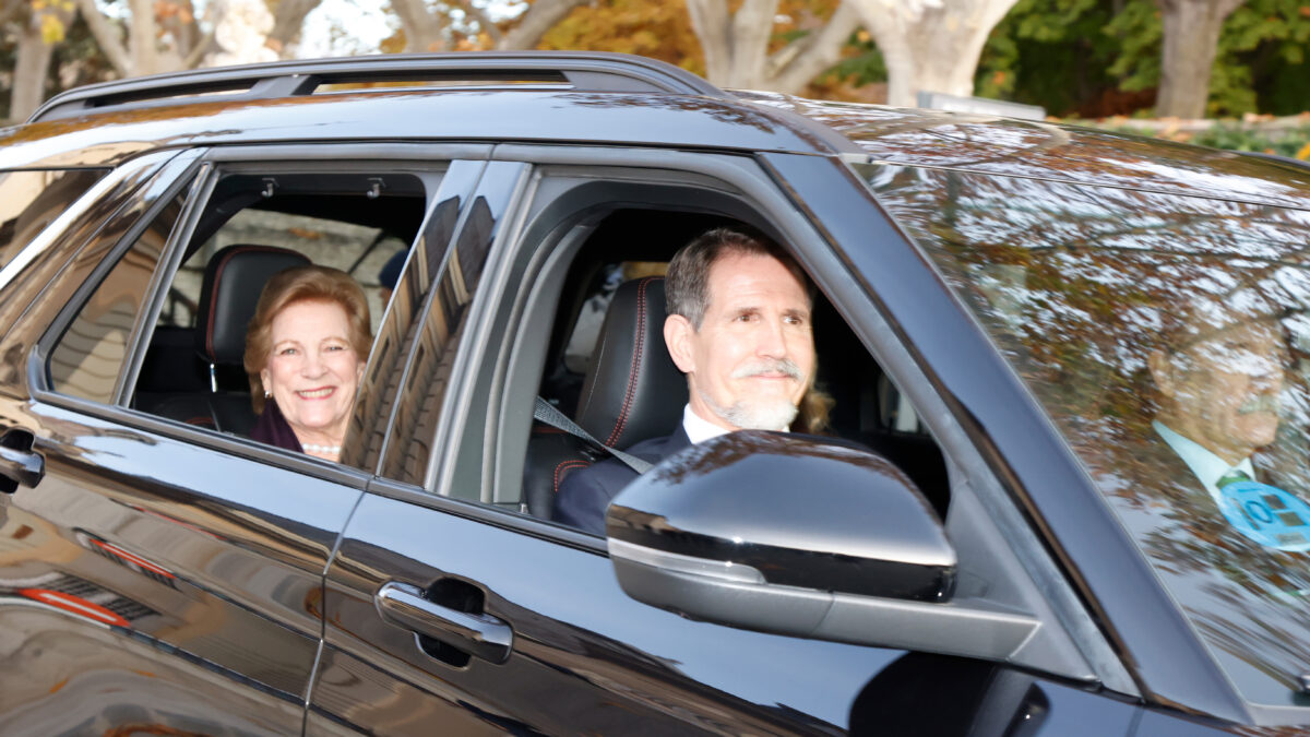 Η Άννα Μαρία μαζί με τον Παύλο ντε Γκρες