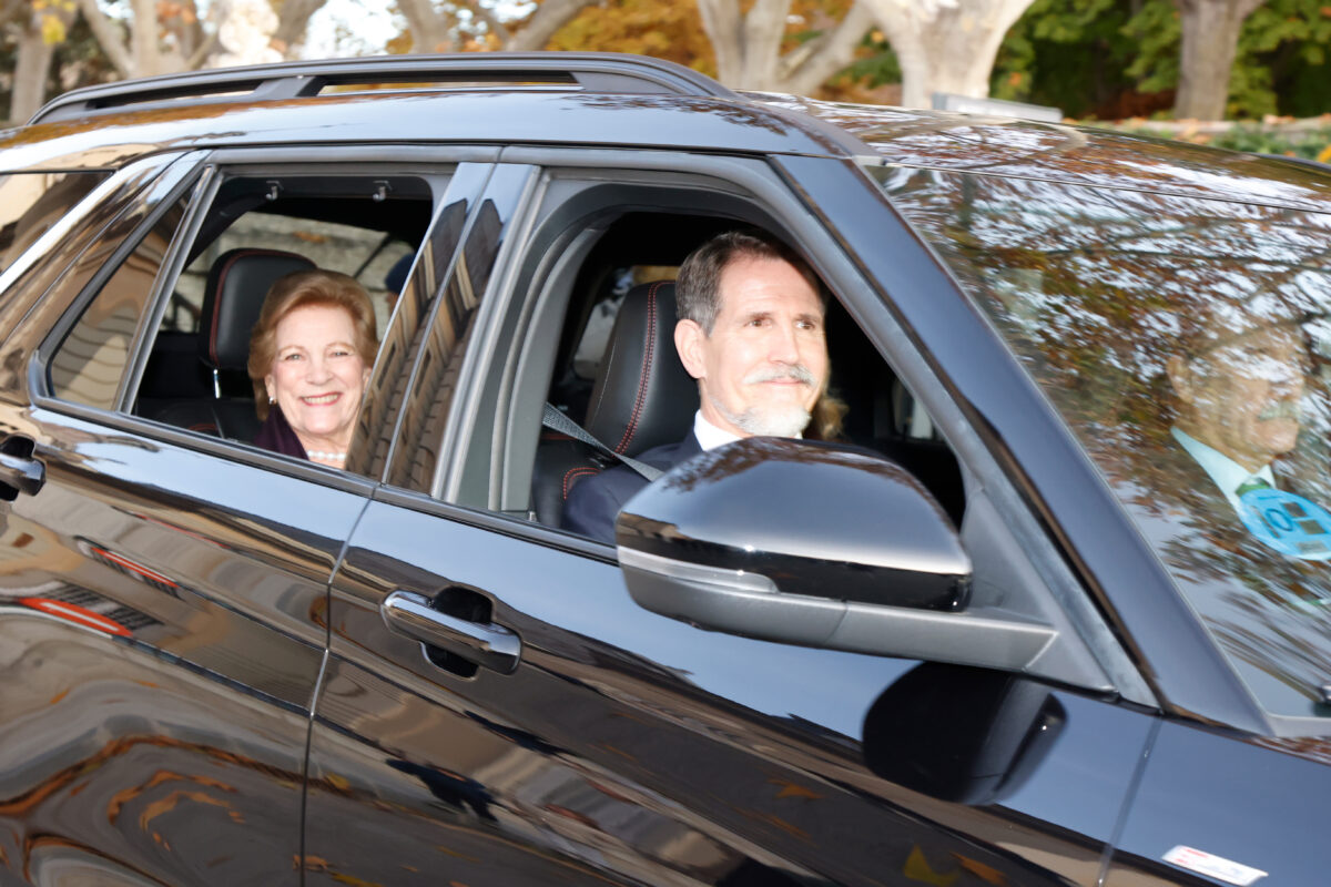 Η Άννα Μαρία μαζί με τον Παύλο ντε Γκρες