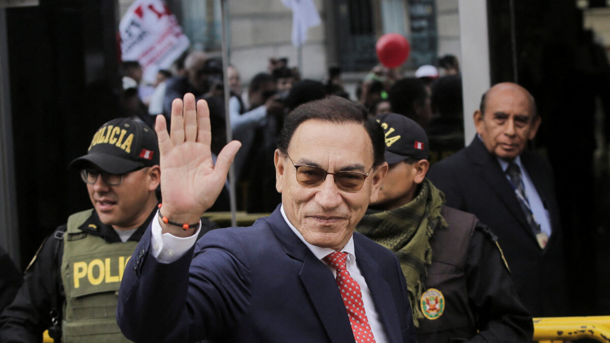 Ο πρώην πρόεδρος του Περού, Μάρτιν Βιζκάρρα