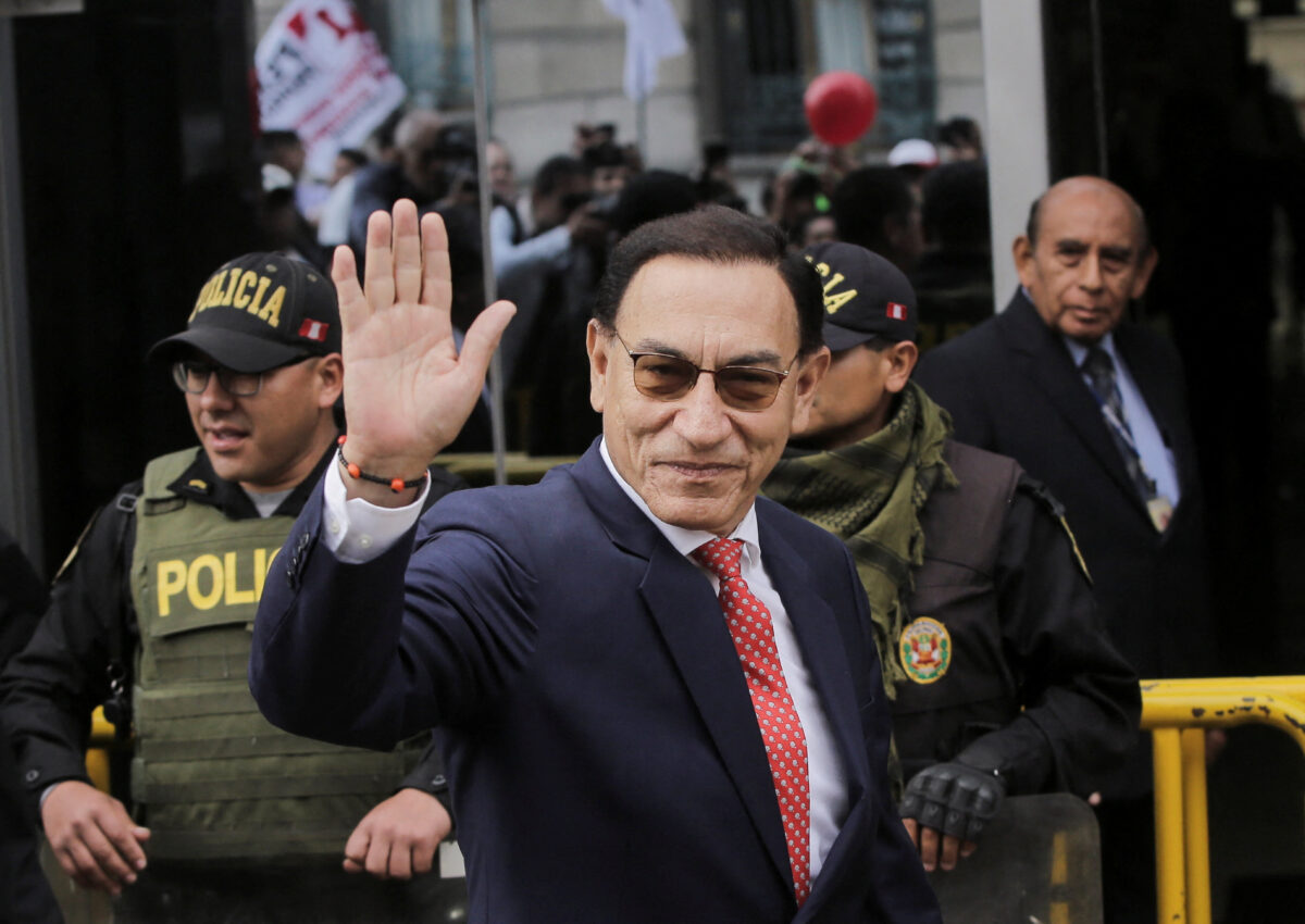 Ο πρώην πρόεδρος του Περού, Μάρτιν Βιζκάρρα