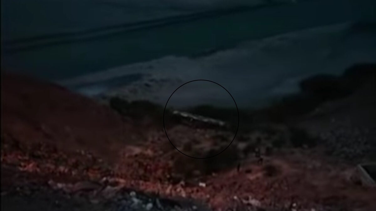 Το λεωφορείο που έπεσε στην χαράδρα