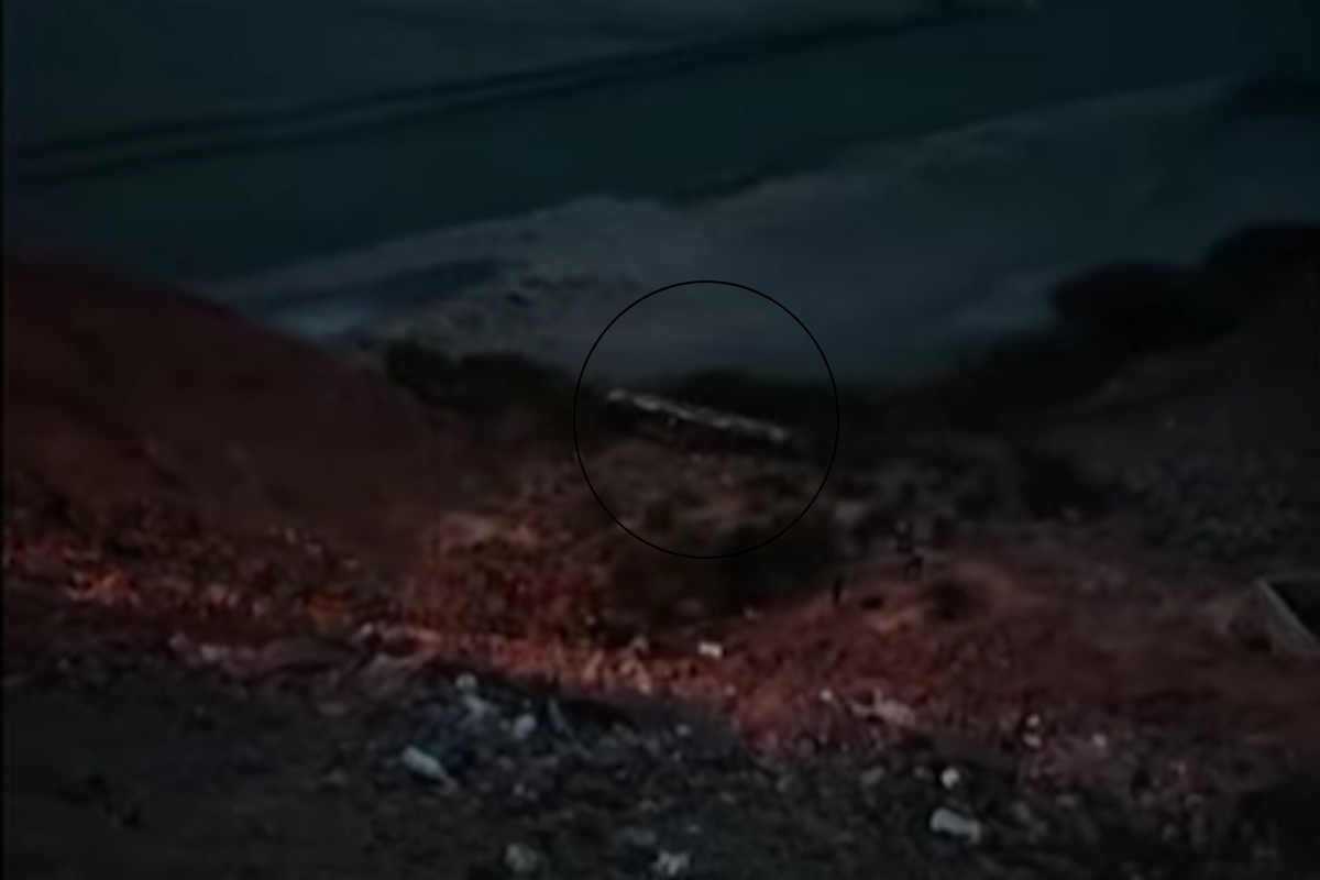 Το λεωφορείο που έπεσε στην χαράδρα