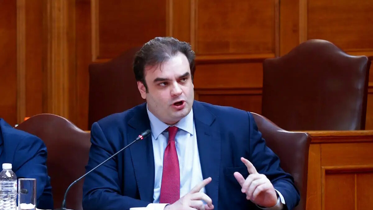 Ο υπουργός Εθνικής Οικονομίας και Οικονομικών Κυριάκος Πιερρακάκης