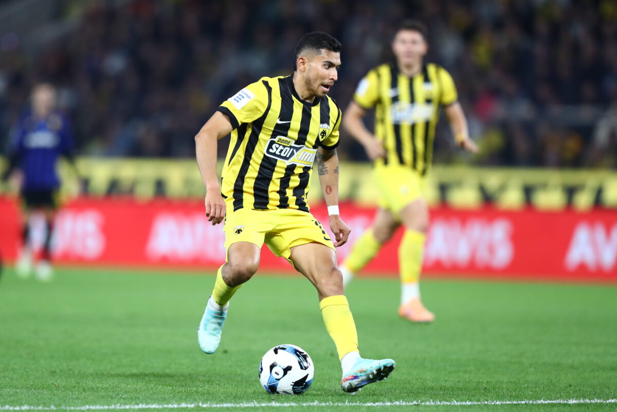 Ο Πινέδα στο παιχνίδι της ΑΕΚ με τον Άρη (ΜΑΡΚΟΣ ΧΟΥΖΟΥΡΗΣ